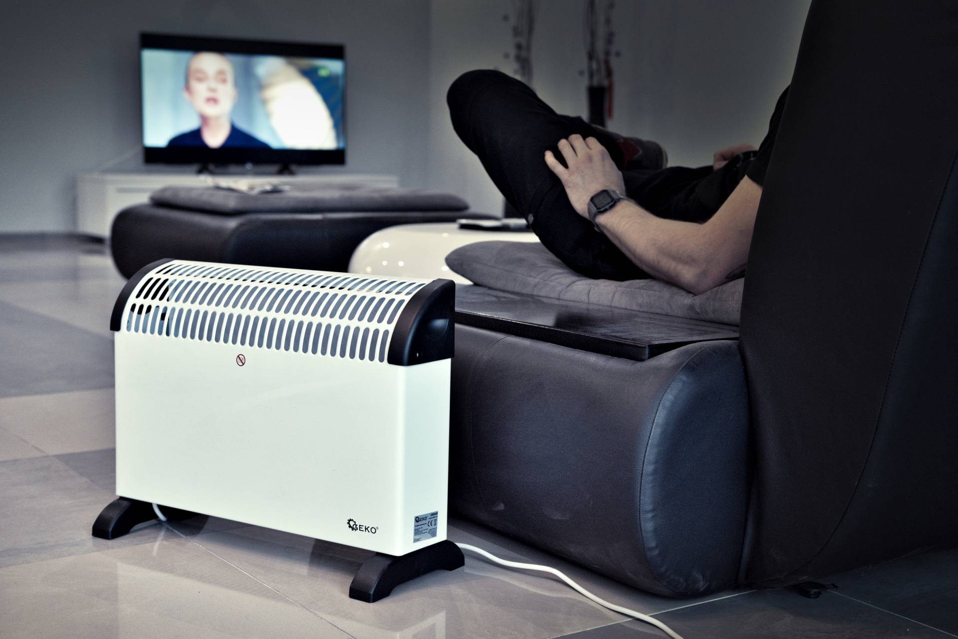 Konvektora sildītājs ar termostatu, 2000 W